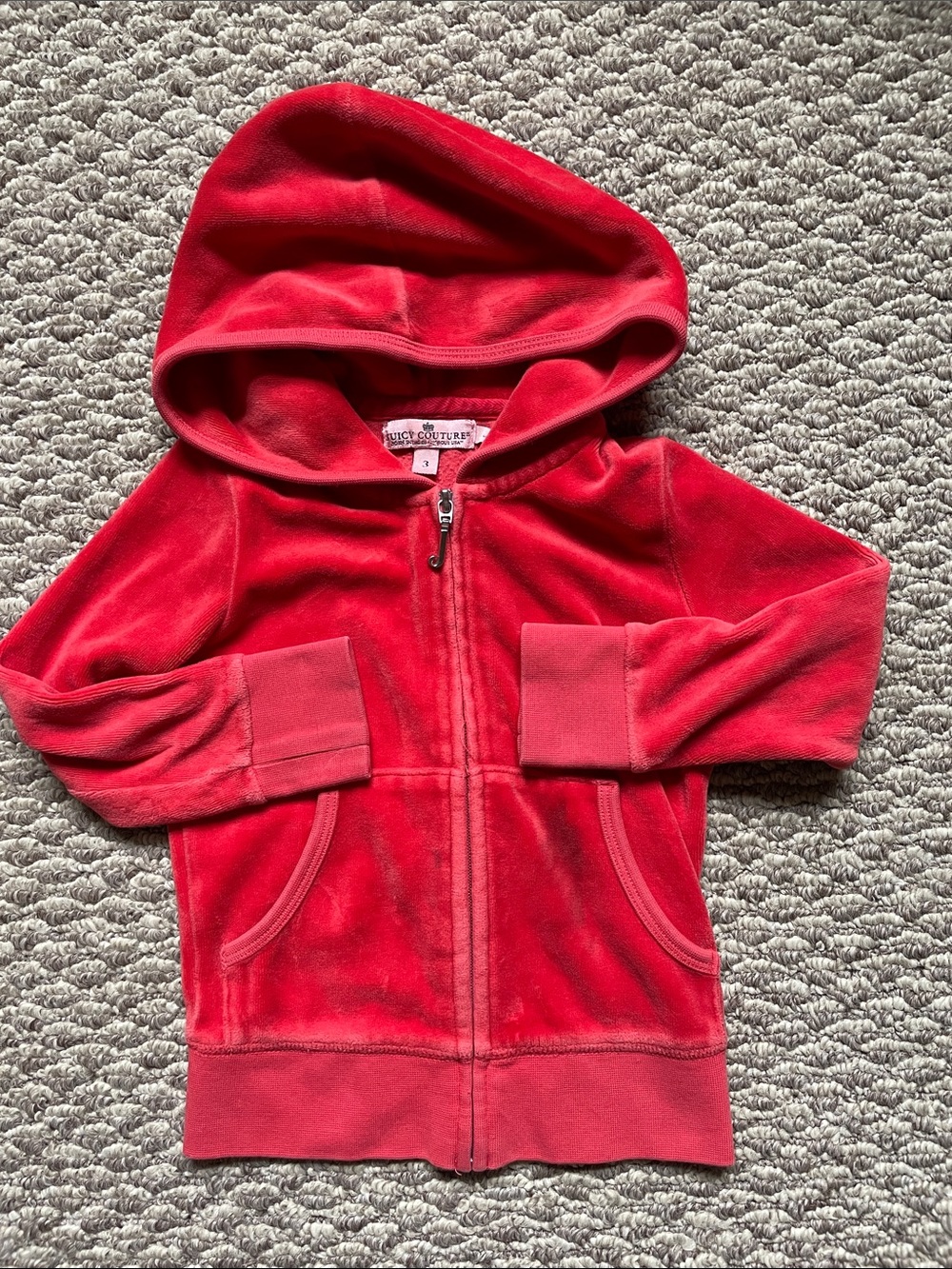 Vintage Juicy couture velour zip up hoodie